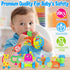 Baby Rattles Toys for 0-6 Months - 18 PCS Infant Toys 0-3 Month Old Baby Boy Girl Gifts Set with Teething and Wrist Socks Rattle Infant Newborn Se...