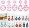 KEOKER Polymer Clay Cutters, Boho Clay Cutters for Polymer Clay Jewelry, Basic Polymer Clay Cutters, Clay Earrings Cutters.((A)...