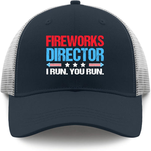 Fireworks Director I Run You Run hat womans hat Chestnut red mens hats and caps Gifts for Her Running Caps...