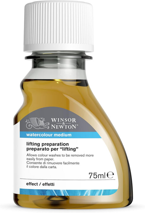 Winsor & Newton Watercolor Medium, Lifting Preparation, 75ml (2.5-oz) bottle...