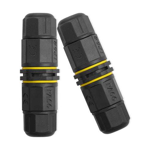 IP68 Waterproof Electrical Cable Connector Outdoor Waterproof M20 4 Pole Plug Connector Wire Range(3.5-10mm) for Outdoor Led Lighting Street Lamps...