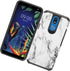 Z-GEN - Compatible with LG K40, Harmony 3, Xpression Plus 2 (2019) LM-X420, LG Solo LTE L423DL - Hybrid Image Phone Case - AD1 White Marble...