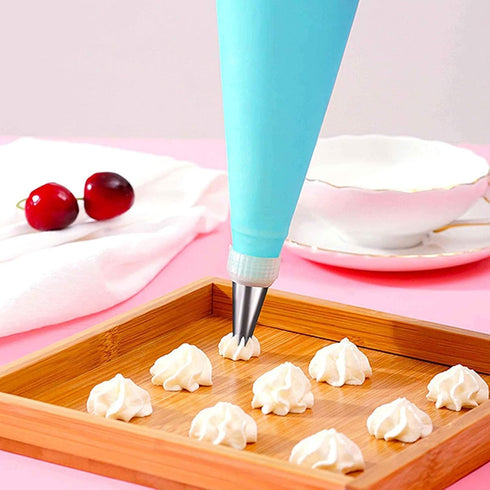 A Set of 7pcs Stainless Steel Russian Ruffle Skirt Icing Piping Tips Nozzles Pastry Cake Cupcake Decorating Baking Tool...