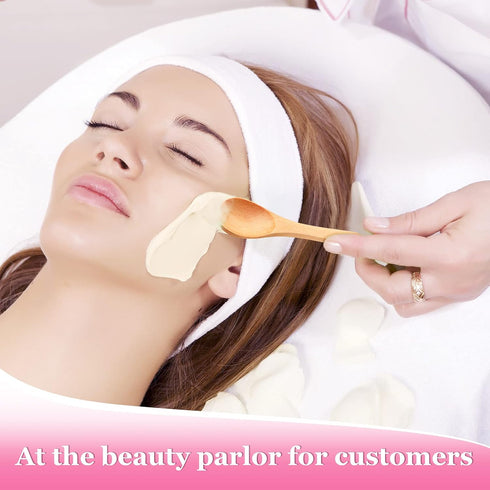 36 Pieces Small Wooden Spoons Wooden Makeup Spatulas Wooden Cosmetic Spoons Mini Nature Wooden Beauty Scoop for Women Girls Mixing Makeup, Facial ...