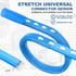 Dryer Vent Cleaner Kit Dryer Lint Vacuum Attachment with Stretch Universal Connector, Dryer Vent Cleaning Tool Vacuum Hose Lint Remover, Blue...