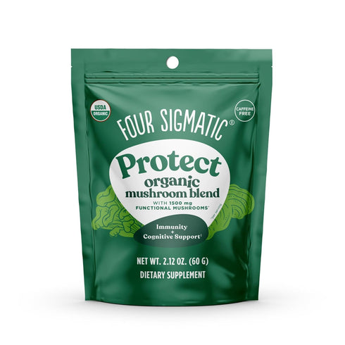 Mushroom Blend Defend Mix by Four Sigmatic | Organic Mushroom Powder Complex with Lion’s Mane, Cordyceps, Chaga, Reishi and More | Natural Immune ...