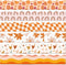 CRASPIRE 6 Style Flower Bulletin Board Border Stickers 68.86ft Classroom Boho Floral Plaid Retro Hawaii Self-adhesive Scalloped Die Cut Borders Tr...