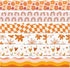 CRASPIRE 6 Style Flower Bulletin Board Border Stickers 68.86ft Classroom Boho Floral Plaid Retro Hawaii Self-adhesive Scalloped Die Cut Borders Tr...