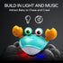 Crawling Crab Baby Toy with Music and LED Light Up for Kids, Toddler Interactive Learning Toy with Automatically Avoid Obstacles, Build in Recharg...