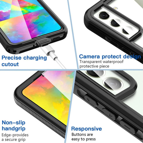 AICase Samsung Galaxy S22 5G 6.1 Inch Waterproof Case Snowproof Dustproof Shockproof IP68 Certified Full Body Protection Fully Sealed Underwater f...