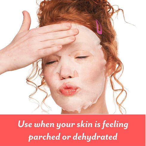 Patchology Serve Chilled Rosé Facial Sheet Mask - Hydrating Skin Care Treatment, Soothing Face Mask with Hyaluronic Acid, Skin Care Mask for Glowi...