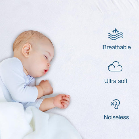 SPRINGSPIRIT Twin Mattress Protector Waterproof, Twin Mattress Pad Cover Fitted up to 14'' Depth Pocket Bed Fitted Sheet...