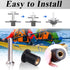 18 Pairs M4 M5 M6 Neoprene Well Nuts with Stainless Steel Screw M5 Rubber Well Nuts Kayak Brass Copper Bolts Well Nut Kit for Kayak Motorcycle Boa...