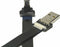 Slim Micro USB FPV Flat Slim Thin Ribbon FPC Cable Micro USB 90 Degree Angled up to Standard USB A for Synchronizing and Charging Black (30CM)...