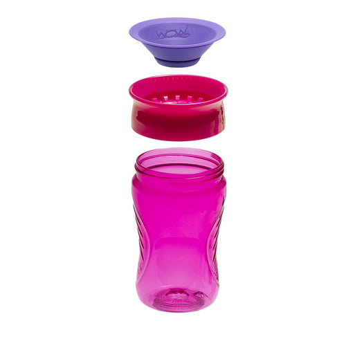 Wow Cup for Kids 360 Sippy Cup, Pink, 10 oz / 296 ml...