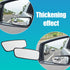2 PCS Car Auxiliary Rear Blind Spot Mirror, 3.74" x 1.41" Self-adhesive Rectangular Curved Wide Angle Anti-glare HD Convex Mirror, Modification Ac...