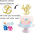 Hello 35 Cake Topper – 35th Birthday / 35th Anniversary Party Cake Decoration, 35th Birthday / 35th Anniversary Party Decorations Supplies (Gold, ...