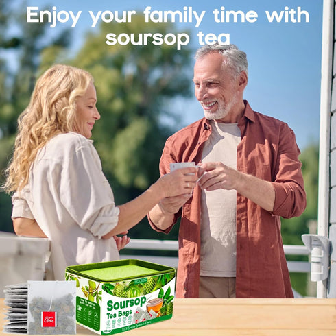 30 Pure Soursop Leaves Tea Bags, Natural Soursop Graviola Leaves Teabag, Handmade Made of Premium Guanabana Leaves, Pleasant Taste Natural Flavor,...