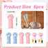 6pcs Cat Paw Knitting Needle Stoppers, Silicone Cute Knitting Needle Point Cap Protectors Stitch Stoppers Needle Tip Covers Knitting Accessories f...
