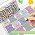 2Pcs Bible Tabs for Women and Man, Bible Book Tabs, 75 Tabs, Laminated Bible Tabs, Boho/Morandi/Sunset Shades Theme Bible Study Supplies, Easy to ...