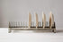 Creative Co-Op Rustic Farmhouse Metal Dish Rack with 18 Slots, Zinc Finish...