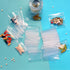 300 Packs Small Pill Bags, 6 mil Sturdy 3 Assorted Sizes 2x1.85'', 2.5x2.25'', 3x2.75'' Plastic Bags, Reusable Bags Clear Zip Bags, Pill Pouch Bag...