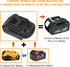 DM18M Battery Adapter Compatible with Dewalt 20V MAX Battery and Compatible with Milwaukee M18 18V Battery Covert to Makita 18V Lithium-ion Batter...