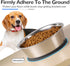 Stainless Steel Dog Bowl | Set of 2, Metal Dog Bowls with Suction Base, Rubber Bottom & Premium Material & Easy Clean (Gray-2 Pack)...