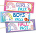 Hall Passes for Classrooms Elementary 6PCS Rainbow Magnetic Hall Passes Office Nurse Boys Girls Library Supplies Teacher Student Classroom Supplie...