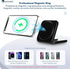 Foldable 3 in 1 Wireless Charger Compatible with MagSafe, Apple iPhone 15 14 13 12, Watch, AirPods, Lightweight Portable,Strong Magnetic Attractio...