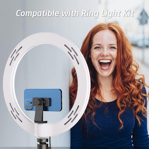 WixGear Magnetic Tripod Mount Strong Phone Holder for Tripod Compatible with iPhone and Android Devices Black......