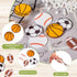Beadthoven DIY 4 Pairs Sports Ball Earrings Making Starter Kit Football Rugby Baseball Basketball Charms Pendants with Earring Hooks Jump Rings Cu...