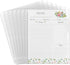 Lubudingjoy Plastic Sleeves for Recipe Binders 8.5 x 11, Recipe Card Page Protectors, 50 Count, Sheet Protectors for Letter Size Paper, Top Loadin...