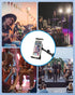 Moukey Tablet Holder for Mic Stand, Adjustable Microphone Music Stand Phone Holder Mount, Compatible with iPad, iPhone, Android, All 4.7 to 11-inc...