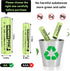 Henreepow 12-Pack Rechargeable AA Solar Batteries Ni-Mh 1.2v 600mAh Pre-Charged Double A Battery for Outdoor Solar Garden Landscape Lights...
