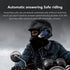 Motorcycle Helmet Bluetooth Headset,Sking Earphone,CVC Noise Cancellation Stereo Music Automatic answering,90 Hours Playing time High Sound Blueto...