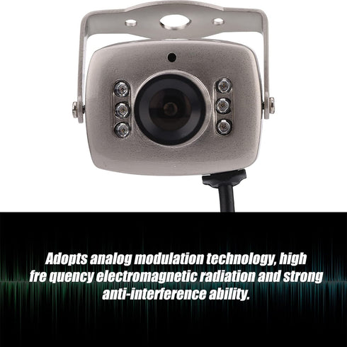 Mini CCTV Security Camera, Wired CCTV Camera, 6LED Wired CMOS Digital Video Camera, PAL NTSC, for Home Office (NTSC Format (Shipped with a Note)),...