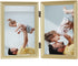 Lawrence Frames Bead Border Design, 4x6 Double, Satin Gold...