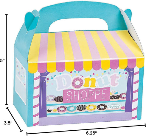 Donut Party Favor Treat Boxes - Birthday Party Supplies - 12 Pieces...