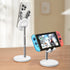 OATSBASF Cute Cell Phone Stand, Adjustable Deer Ears Phone Stand for Desk, Thick Case Friendly Holder Compatible with iPhone, Kindle, iPad, Switch...