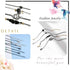4Pcs Anklet Bracelet for Women Black Leaf Bead Braided Cord Anklet Dainty Hollow Lotus Heart Ankle Chain Summer Beach Foot Jewelry for Teen Girls...