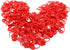 Litoexpe 200 Pcs Knitting Marker Red, Heart Design Needle Clip Crochet Locking Stitch Markers for Art DIY Craft Project Crochet Work......
