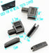 Leekayer 20 Sets #5 Zipper Latch Slider Retainer Metal Insertion Pin Zipper Bottom Stopper Gold...