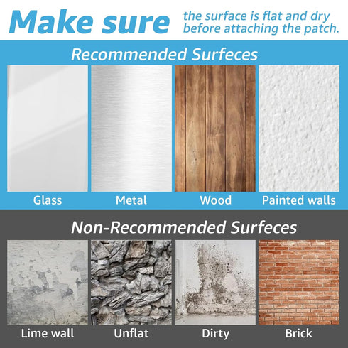 Art3d 16 Sets Hook and Loop Tape Sticky Back,1 in.x 4 in. Double-Sided Adhesive Strip,Heavy Duty...