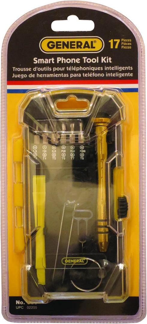 General Tools 660 iPhone Repair Kit for Smart Phones, Tablets & Other Electronic Devices, 17 piece set...