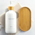 MaisoNovo Bamboo Soap Tray | Wooden-Sink Tray for Bathroom CounterTop | Soap Dispenser Tray | Bathroom Trays for Counter | Bamboo Tray for Bathroo...
