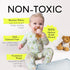 Moonjax Natural Rubber Baby Teething Toys - Baby teether for Infants, Toddlers, Newborns, CPSIA Certified...