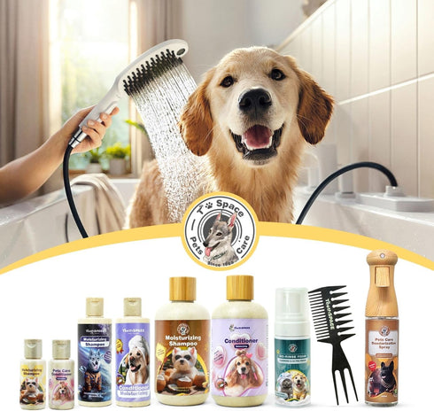 Dog Shampoo and Conditioner, Dog Hypoallergenic Shampoo for Dog Sensitive Skin and Dog Itching Skin Relief, Dog Shampoo for Smelly Dogs, Balance T...
