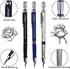 JYsun 6pcs 2mm Mechanical Pencils with 4 Cases Color Lead Refills and 2 Cases Black Refills for Art Sketching Carpenter Draft Drawing Writing Craf...