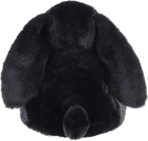 Apricot Lamb Toys Plush Bunny Rabbit Stuffed Animal with Fluffy Soft Ears (black, Small-8")...